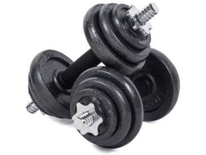 Činky nakládací  - sada 2x7,5 kg