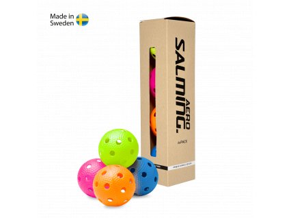 SALMING Aero Ball 4-pack Colour