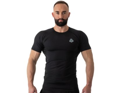 Pánské tréninkové tričko DBX BUSHIDO Rashguard RS Black (Velikost S)