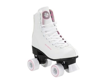 NQ 8400 S BÍLÉ QUAD KOLEČKOVÉ BRUSLE NILS EXTREME (Velikost 40)