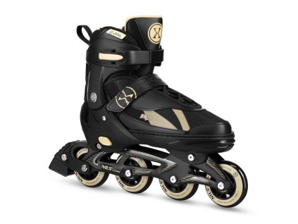 Celoroční brusle NILS Extreme NH382 Enzo 2v1 béžové (Velikost S(32-35))