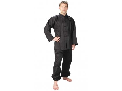 KUNG-FU OBLEK - KIMONO černé, velikosti 110-200