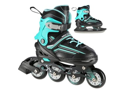 Brusle NILS Extreme NH18190 2v1 černo-modré (Velikost S(29-33))