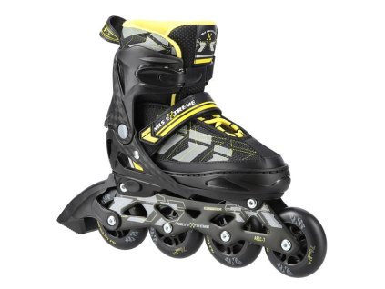 Kolečkové brusle NILS Extreme NA11002 A, žluté (Velikost S(31-34))