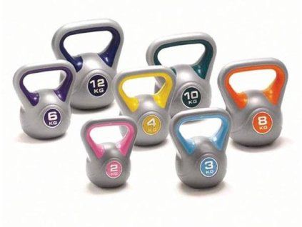 ČINKA KETTLEBELL  DUAL COLOR - PLAST 18 kg