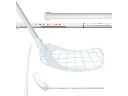 SALMING Quest2 Mid Minilite 35 White/Nectarine (Délka hole 60 (71) cm, Strana hole Levá ruka dole)