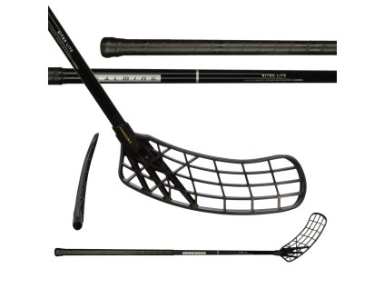 SALMING Nitrolite Trident 29 Black/Silver (Délka hole 96 (107) cm, Strana hole Levá ruka dole)