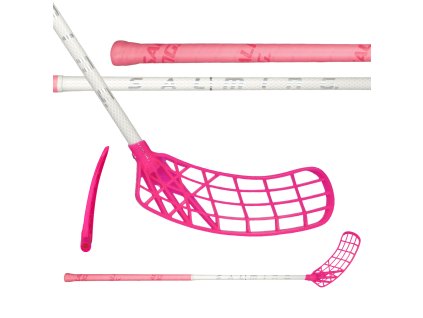 SALMING Q-series Aero Trident 27 White/Silver (Délka hole 96 (107) cm, Strana hole Levá ruka dole)