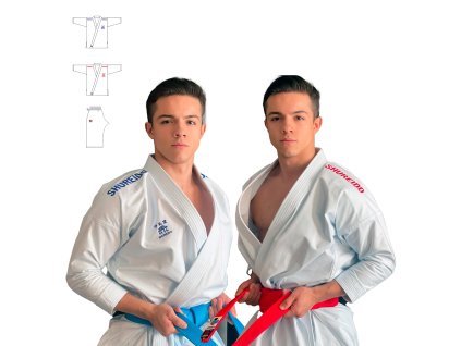 Shureido NW3 WKF set red blue