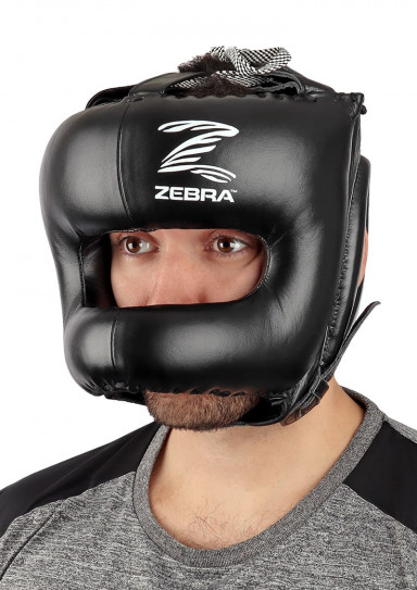 HELMA ZEBRA PRO FACE BAR - pravá kůže Velikost: S
