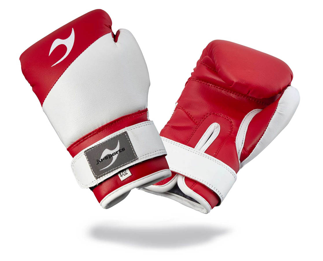 JU-SPORTS DĚTSKÉ BOXERSKÉ RUKAVICE BONSAI 2,4,6oz červené Velikost: 6oz