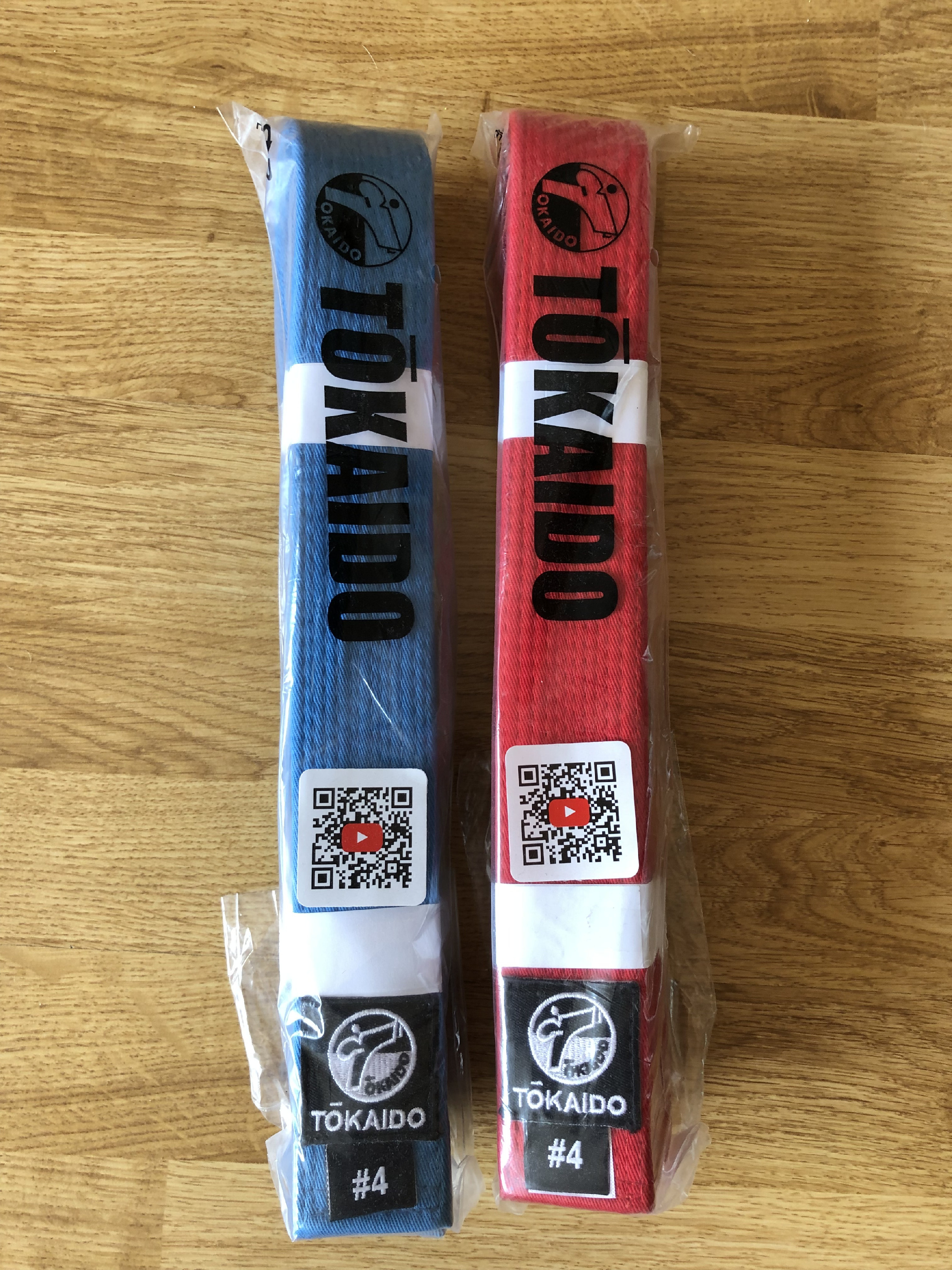 TOKAIDO KATA ATHLETIC KARATE PÁSEK - MODRÝ WKF approved Délka: 265