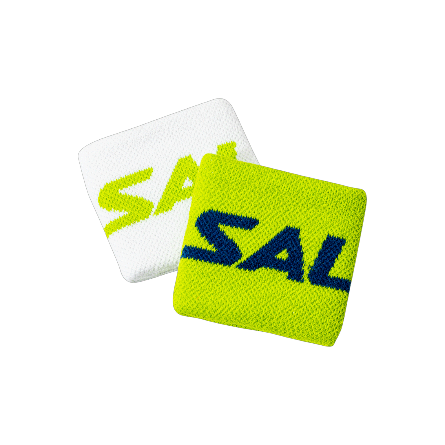 SALMING Wristband Short 2-pack Green/White