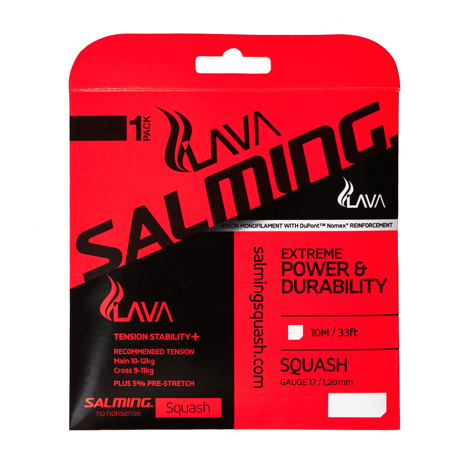 SALMING Lava String Single Red Single 10m