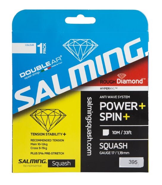 SALMING Rough Diamond String Single Transparent Single 10m