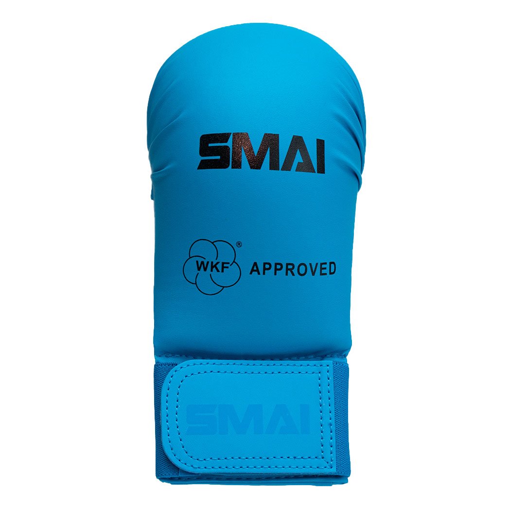 SMAI rukavice karate WKF approved Barva: Modrá, Velikost: XS