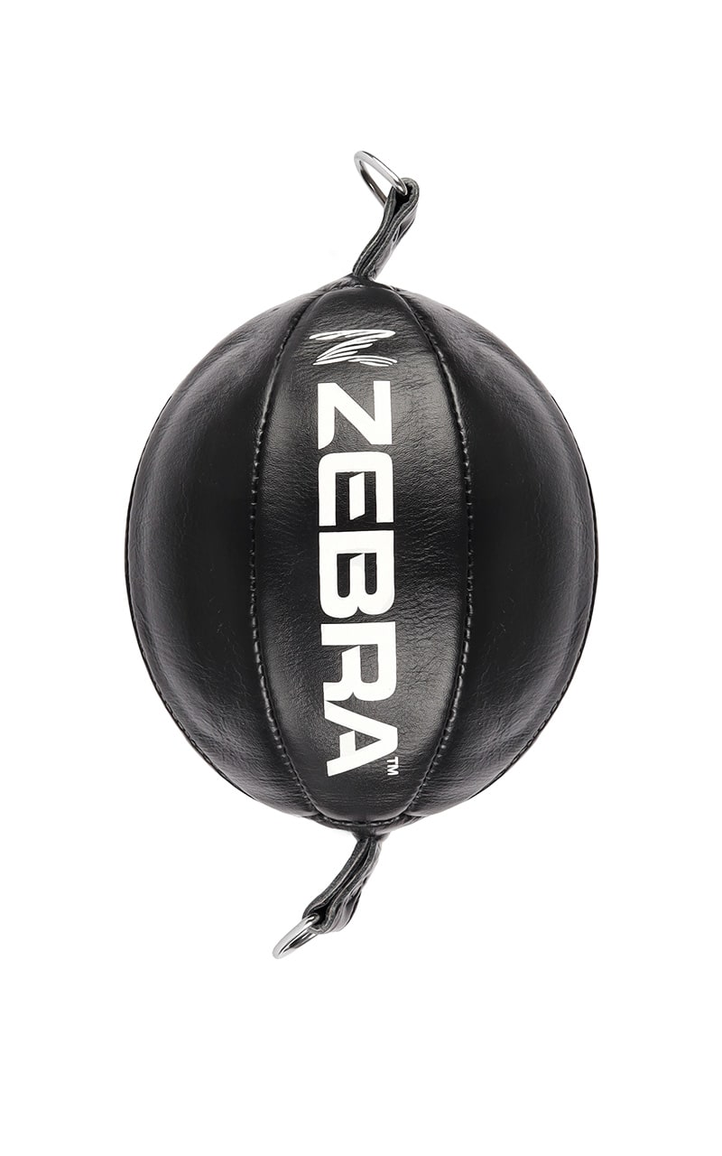 DOUBLE END BALL, ZEBRA PRO, REFLEXNÍ MÍČ KŮŽE, CA. 25 CM