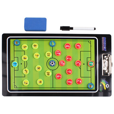 Merco Fotbal 64 magnetická trenérská tabule, s klipem Varianta: 29686
