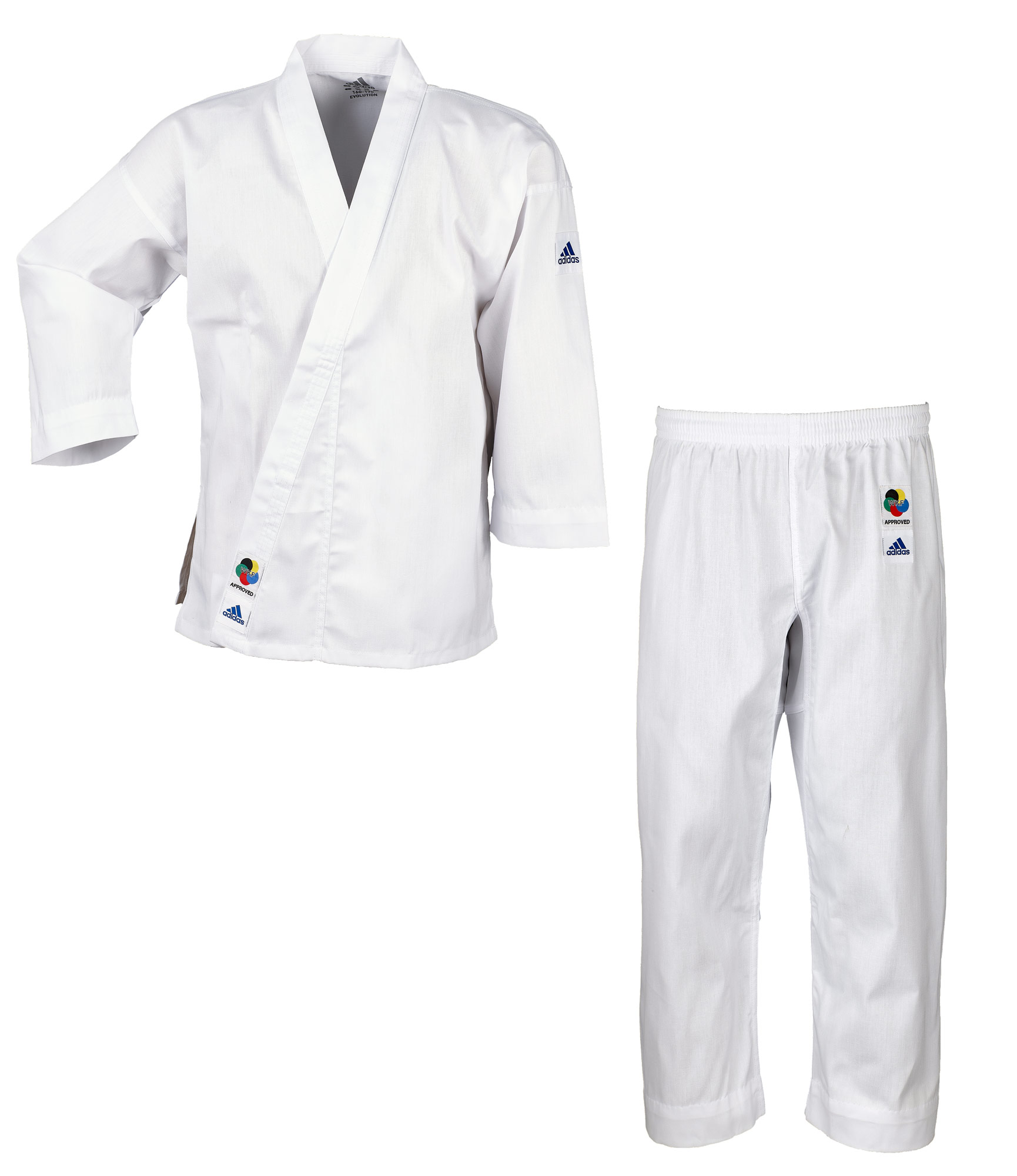 KIMONO KARATE - ADIDAS - Kids Evolution WKF včetně pásku Velikost: 090/100