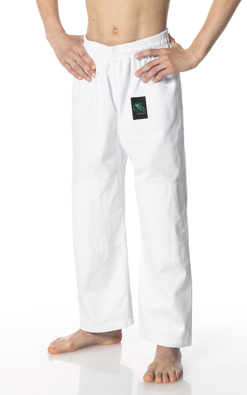 Kalhoty judo DAX model KIDS bílé Velikost: 130