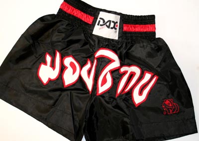 THAI BOX TRENKY - DAX - černé Velikost: XL