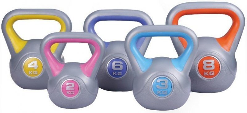 KETTLEBELL LiveUp Plastic 18kg