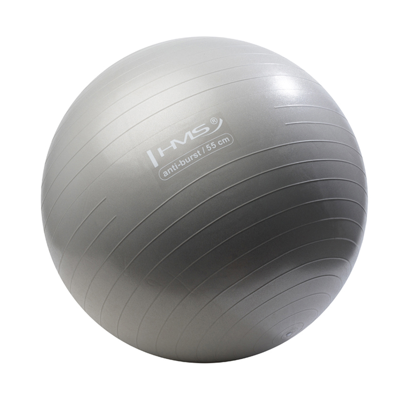 Gymnastický míč HMS YB02N 55 cm šedý