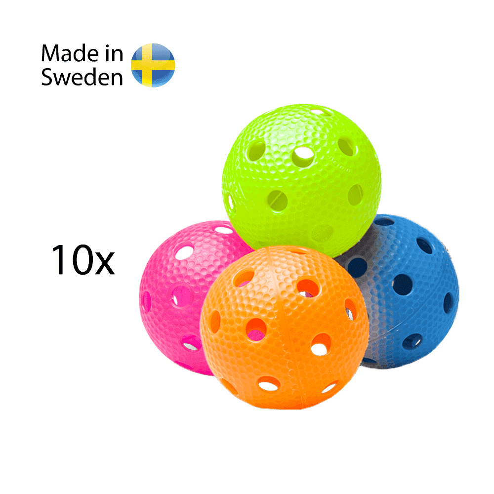 SALMING Aero Ball 10-pack, colour mix