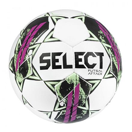SELECT FB Futsal Attack futsalový míč bílá-růžová