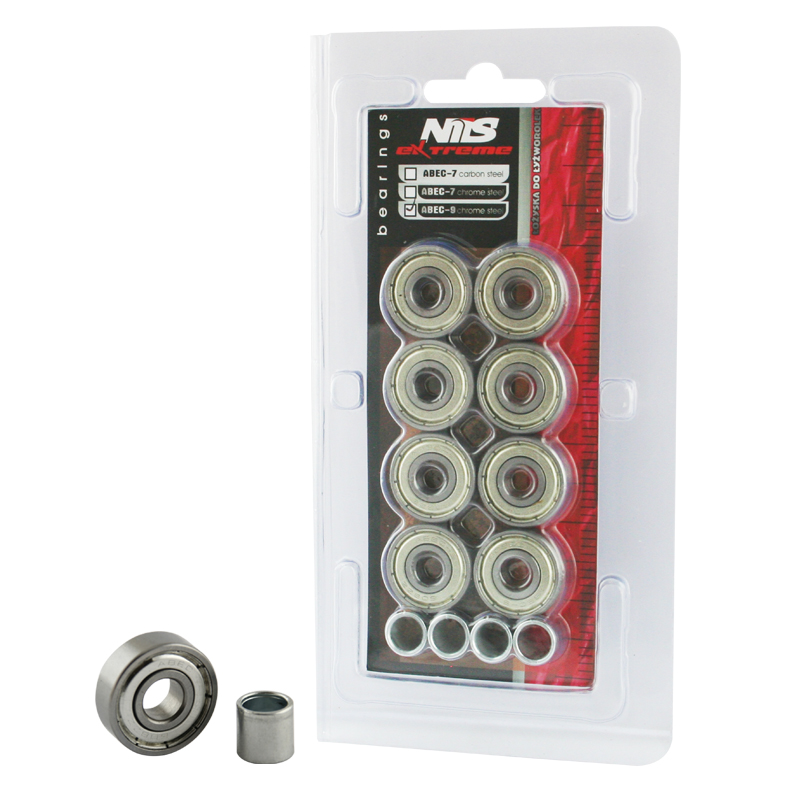 ABEC 9 CHROME LOŽISKA NILS EXTREME (8 KS) 5907695516210