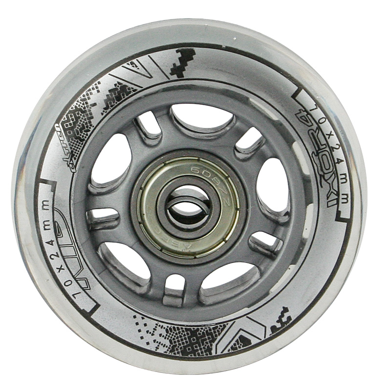 Sestava čirých PU koleček 70x24 + ložiska ABEC7 NILS EXTREME 5907695515930
