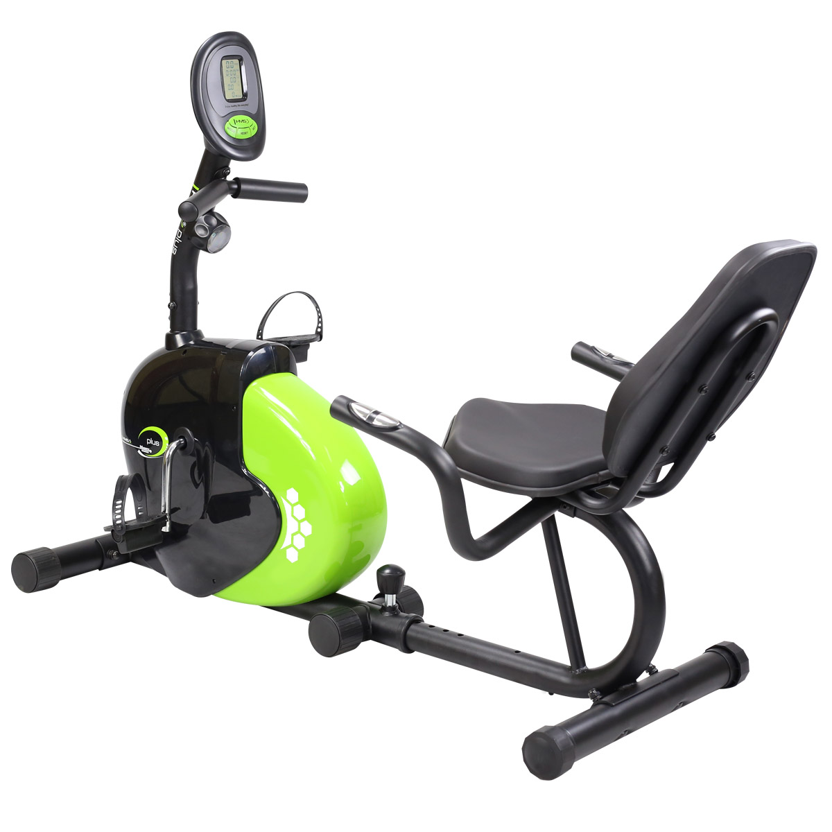 Magnetický recumbent HMS R9259 Plus černo-zelený 5907695503043