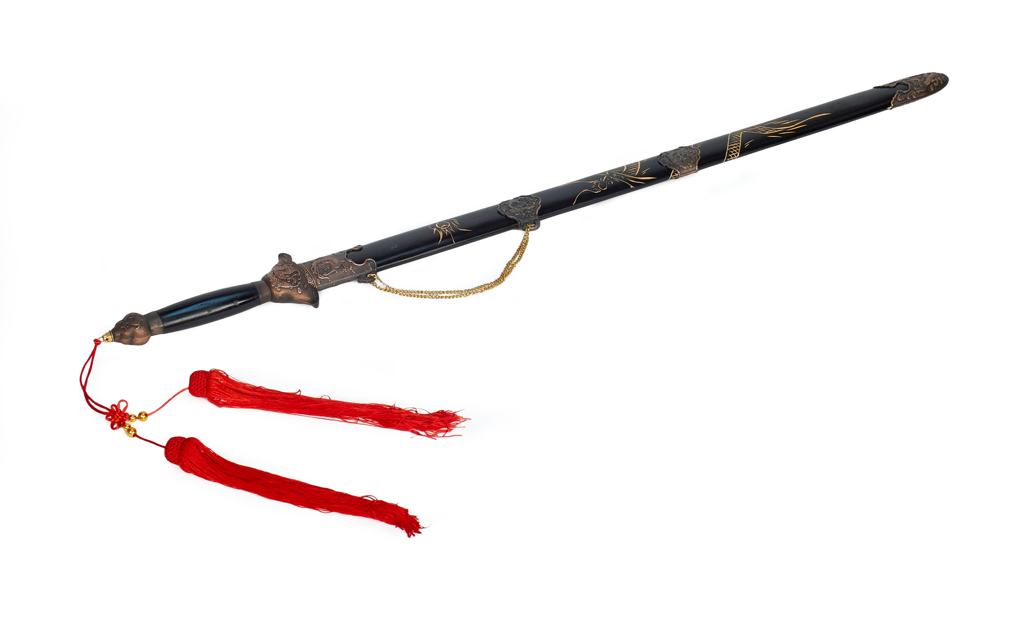 JU-SPORTS TAI CHI kovový meč 100cm