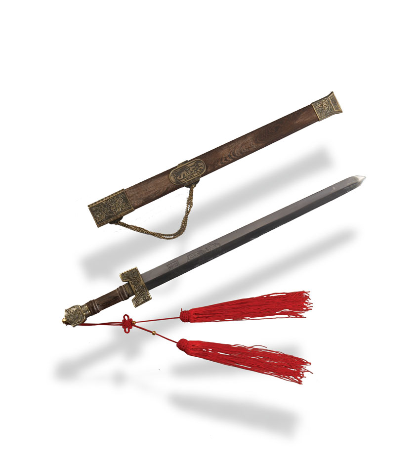 JU-SPORTS TAI CHI kovový meč 70cm