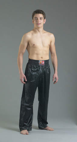 JU-SPORTS KICKBOX KALHOTY model UNI - černé Velikost: 180