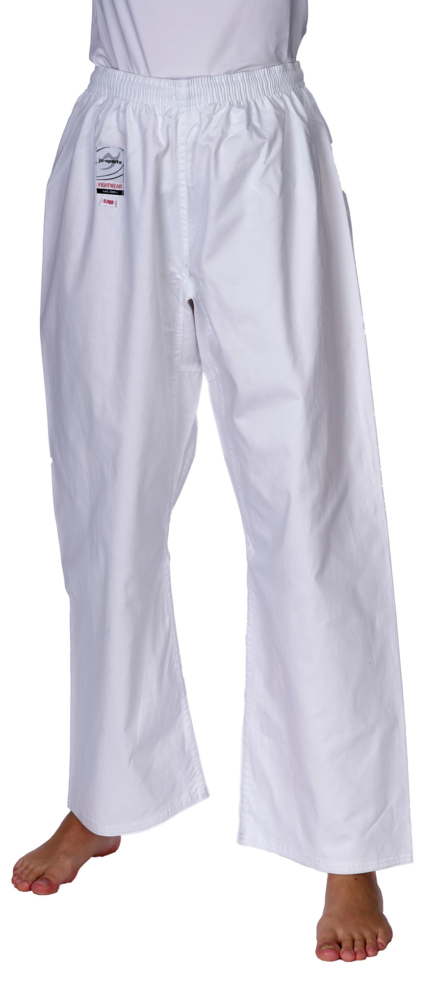 JU-SPORTS Kalhoty pro bojové sporty - bílé Velikost: 130
