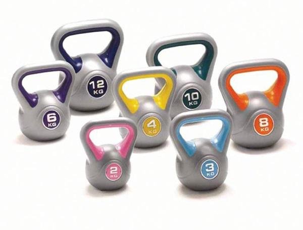 SEDCO ČINKA KETTLEBELL DUAL COLOR - PLAST 18 kg