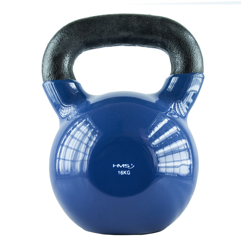 Kettlebel HMS KN 16 kg pokrytý vinylem 5907695501490