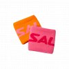 SALMING Wristband Short 2-pack Orange/Pink