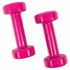 Činky set SHARP SHAPE Vinyl set 2 x 1kg Pink