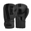 RING SPORT Boxerské rukavice FORCE, 10, 12, 14 oz černé (Velikost 14oz)