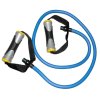 Posilovač  RUBBER PULL dlouhý 127 cm modrý