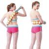 Masážní pás s poutky RS11  110 cm žluto/černý