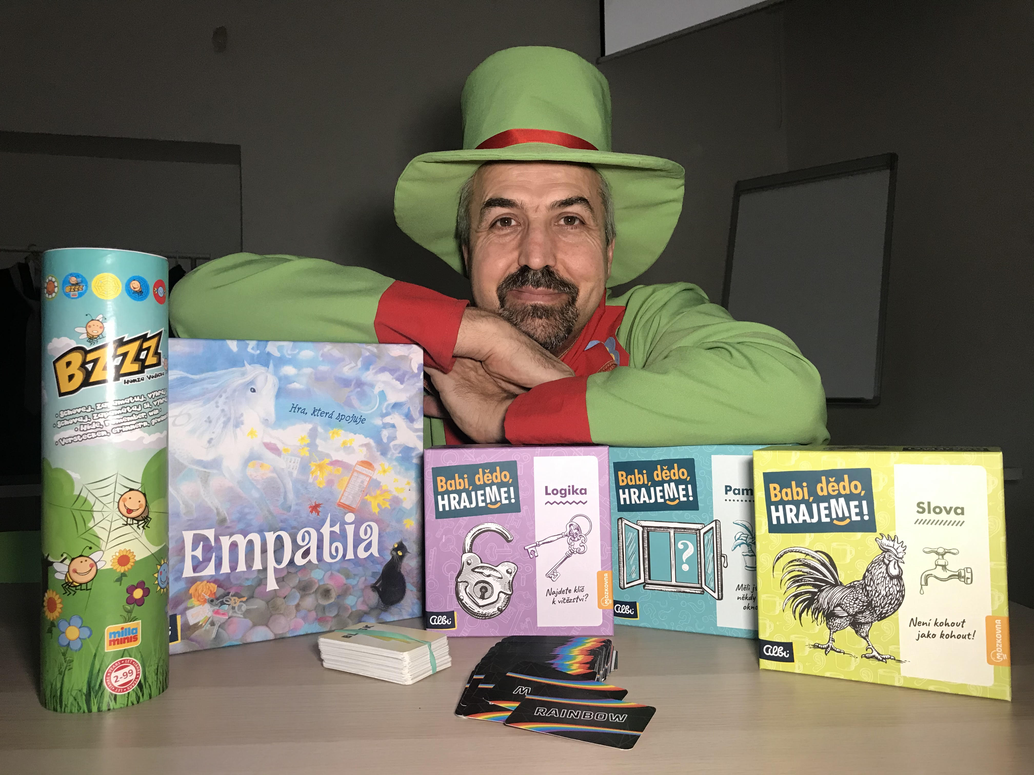 Honza Vodička - úspěšný český autor deskovek