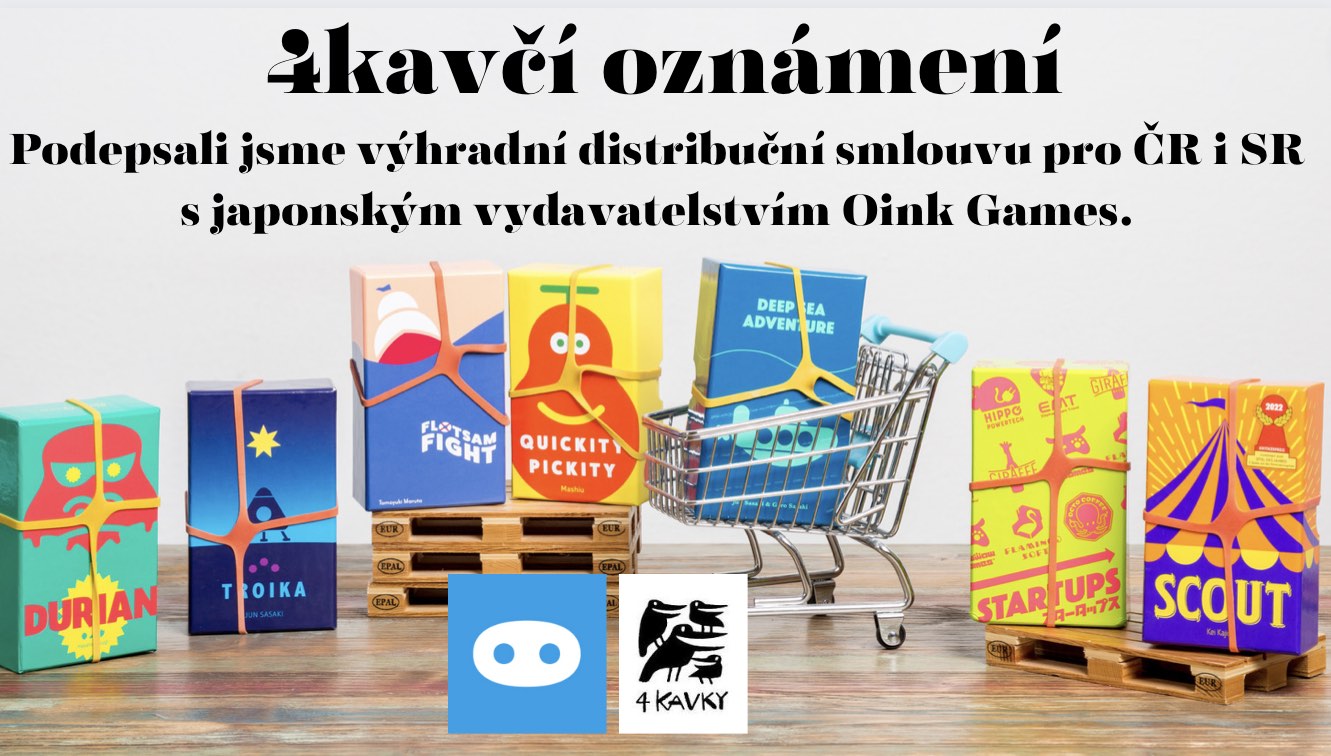 Plácli jsme si s Oink Games a vydáme jejich hry česky