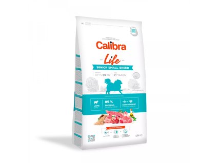 Calibra granule pro psy Dog Life Senior Small Breed Lamb 1,5kg