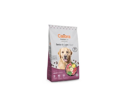Calibra granule pro psy Dog Premium Line Senior&Light Beef 12kg