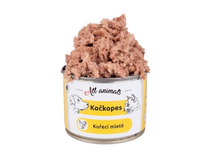 All Animals - konzerva kočkopes - Kuřecí mleté 200g