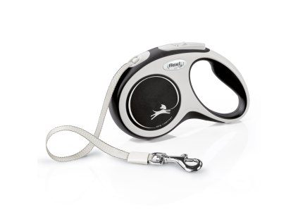 Vodítko FLEXI Comfort New S pásek 5m/15kg černá