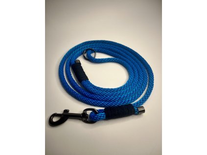 Provazové vodítko - 160cm modré